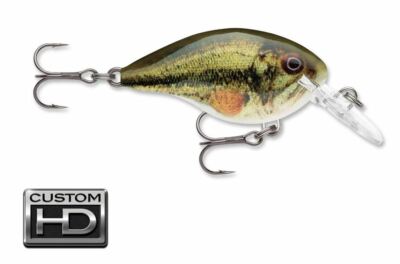 Rapala Dives-To DT 04 - Custom HD Live Largemouth Bass - 2'' - 5/16 oz Dives To