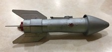 1960'S ERA METAL VINTAGE ROCKET ASTRO MFG GUIDED MISSILE COIN BANK ALL ORIGINAL