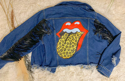 Rolling Stone Fringe Jean Jacket