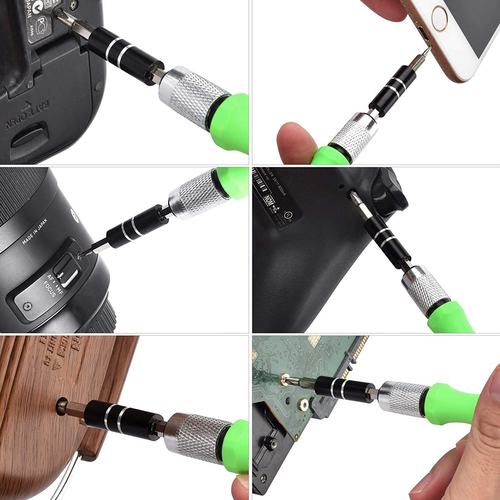 Pequeño Juego de Destornilladores de Reparación con Estuche Precisión Mini TORX Herramienta Kits Magnéticos EE. UU. - Imagen 3 de 10