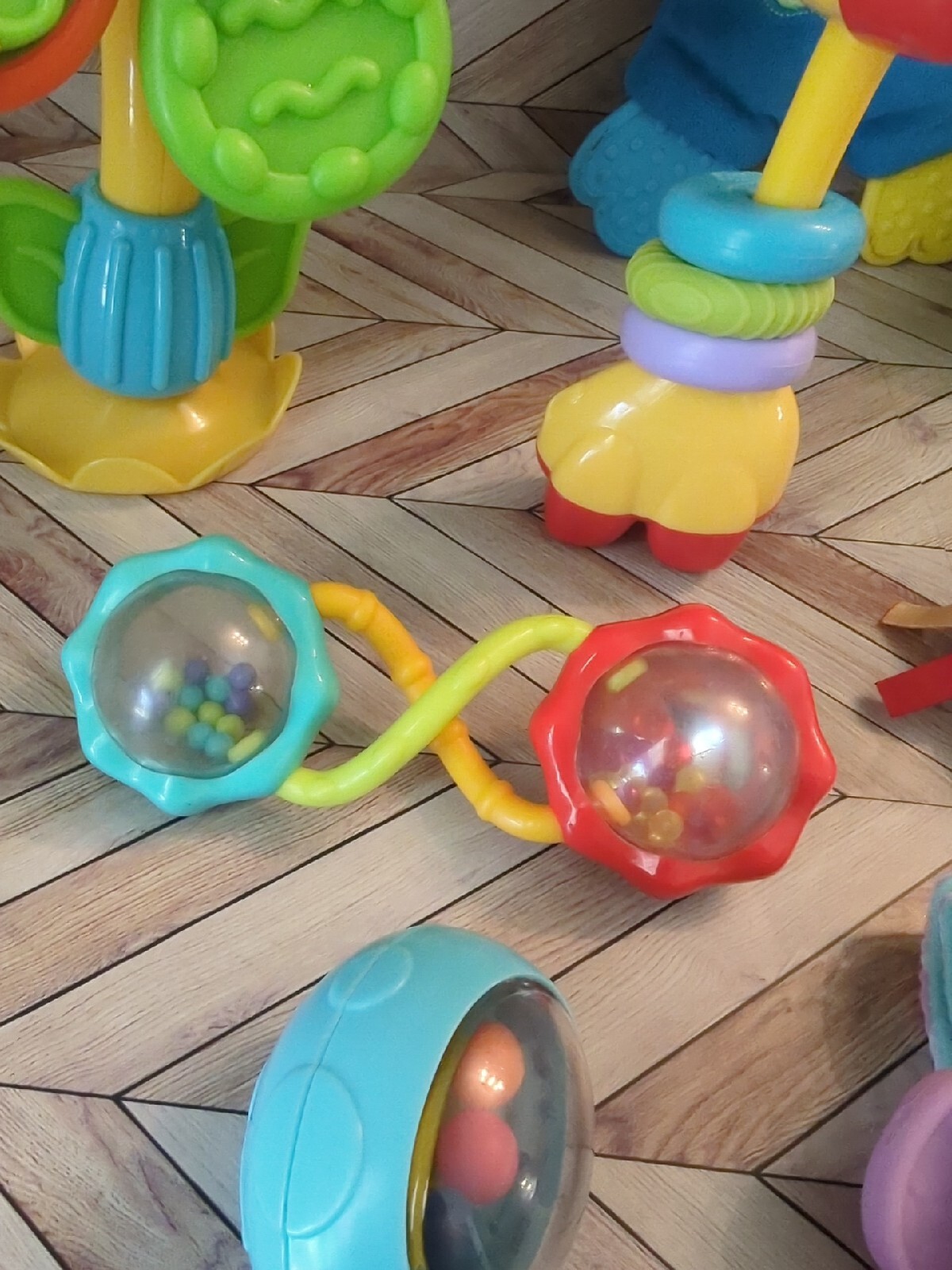 Lot of 8 Sensory Infant Toys Fisher Price|Nuby|Bright Starts|Infantino
