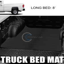 For 07-18 Silveradosierra 896 Horizontal Style Rubber Truck Bed Mat Liner V2