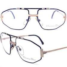 Christian Dior 2516 avant garde aviator eyeglasses, 80s NOS