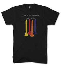 This Is My Favourite Tee Shirt Top Funny T Golf Present Gift  Birdie Bogey Ball 