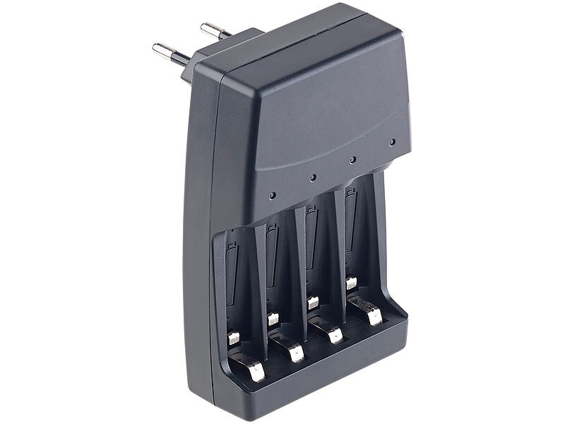 Chargeur double fonction REVOLT pour piles alcalines et accus AA