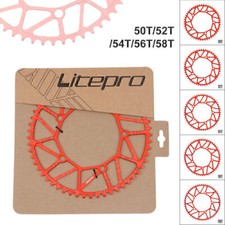 Litepro Hollow Folding Road Bike 130BCD Chainring 50-58T Narrow Wide Chainwheel