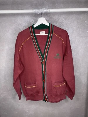 【VINTAGE GIVENCHY】　カーディガン Givenchy Vintage Logo Embroidered 90s Cardigan Mens Size XL Red | eBay