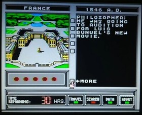 Where in Time is Carmen Sandiego? (Nintendo NES, 1991) Tested/Working. Game Only