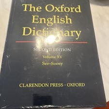Oxford English Dictionary : 20 Volume Set by Edmund ( Weiner (1989