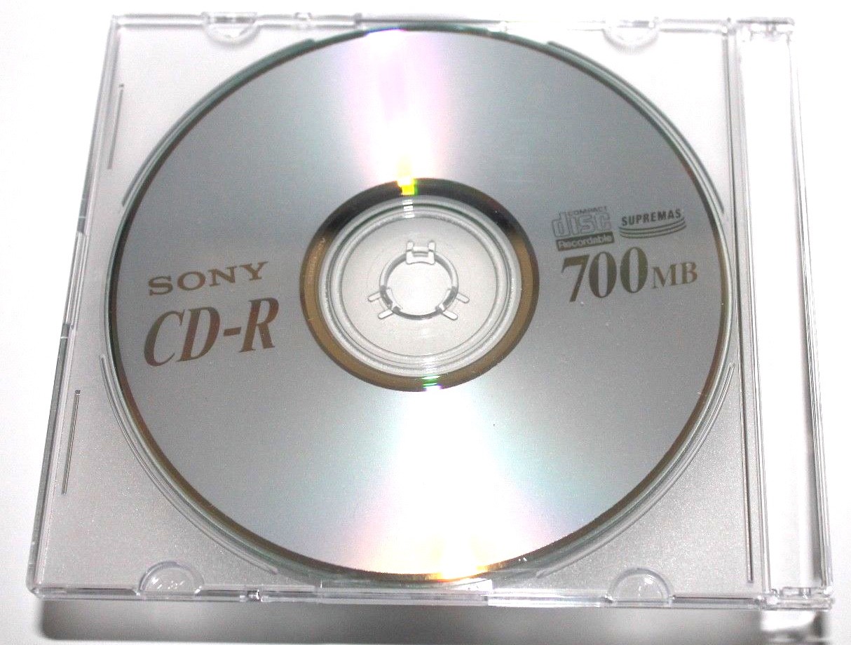 CD-R Audio Sony Supremas solution archivage contre la perte de vos albums de musique précieux