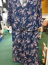 Ladies Plus Size Front Tie A Line Dress Size 20