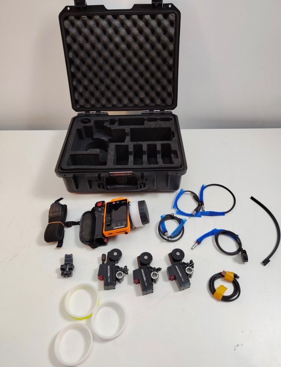 Movcam MCS-2 3 Axis wireless lens control system FIZ kit | eBay Movcam MCS-2 3 Axis wireless lens control system FIZ kit | eBay