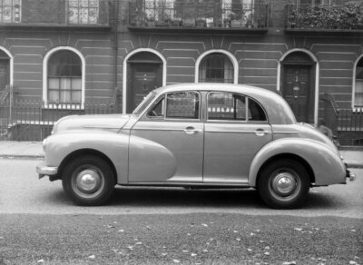 Morris Oxford 1952 Advertising Motor Show Car Old Photo 2
