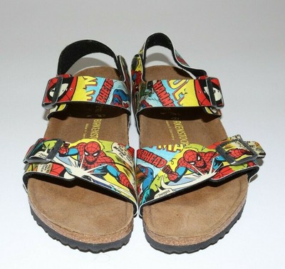 birkenstock spiderman sandals