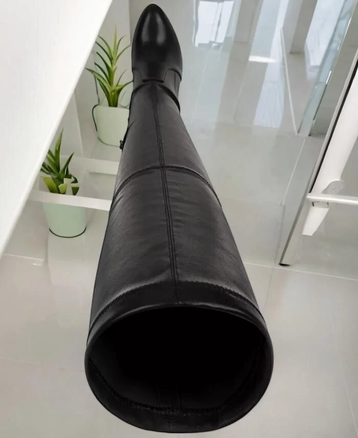 Thalia Sodi Silena Women's Faux Leather Platform Over The Knee Boots NIB - Image 3 of 4