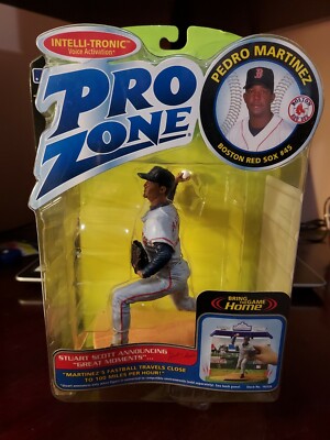 PRO ZONE Pedro Martinez Red Sox INTELLI-TRONIC Voice Activated Figure 2002 NIP