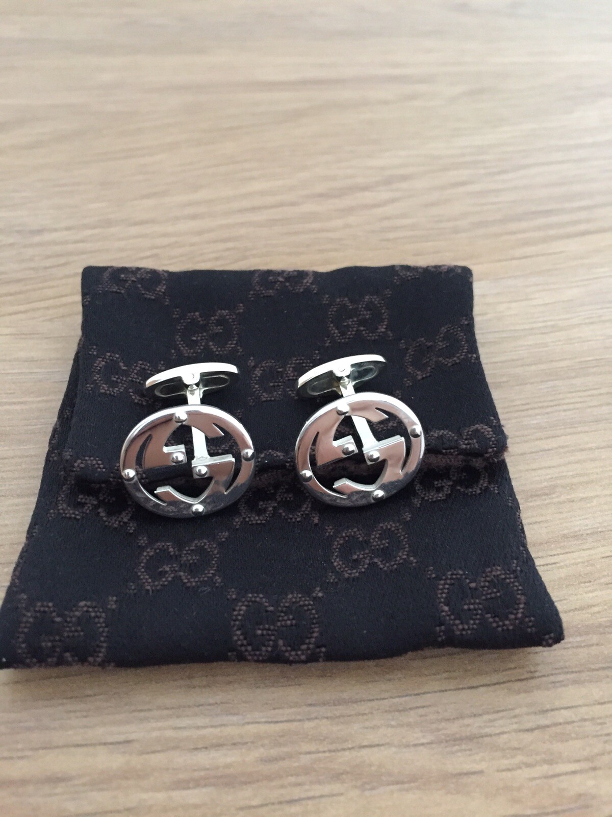 Gucci Interlocking Cufflinks - image 2