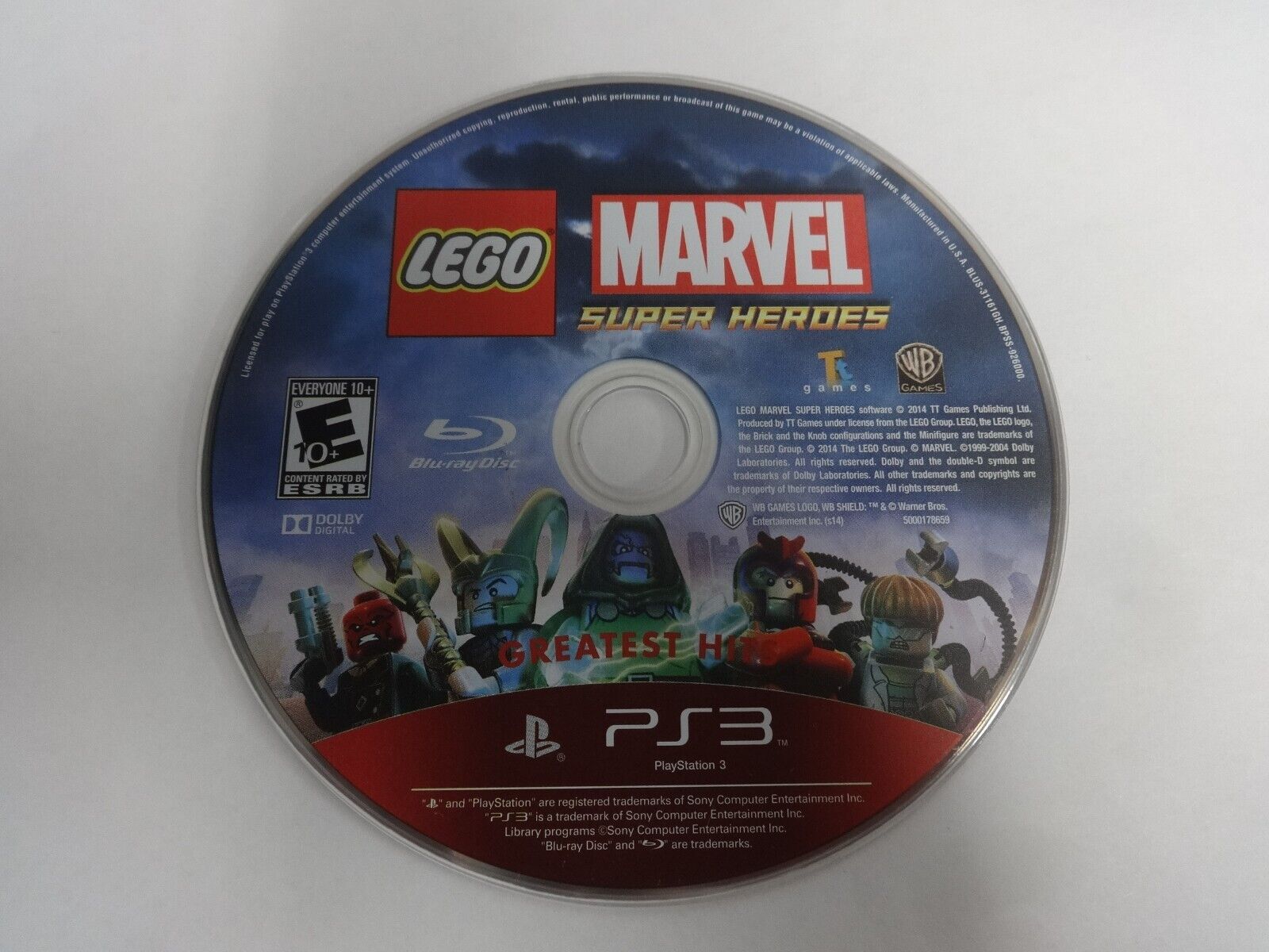 PS3 LEGO MARVEL SUPER HEROES (SEMINOVO)