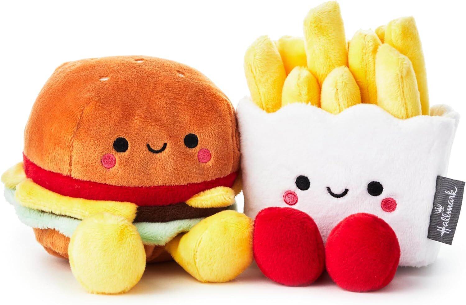 Better Together Burger and Fries Pair, Soft Toy, Set of 2