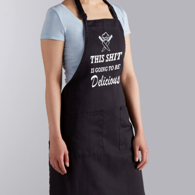 This is Going to Be Delicious Father's Day Gift Grilling Cooking Chef Dad Apron