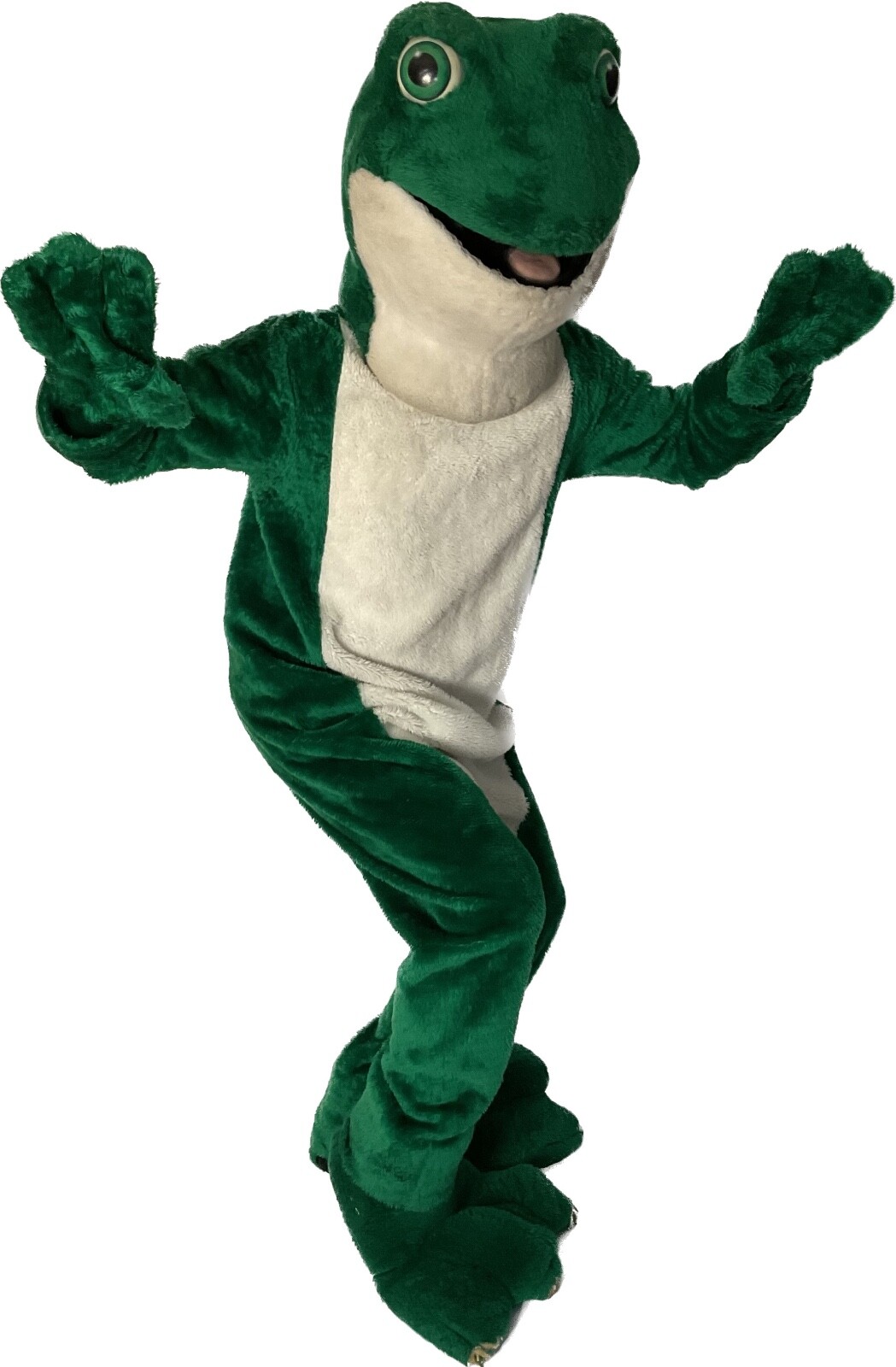 Frog Mascot Costume made by Mask US Gem