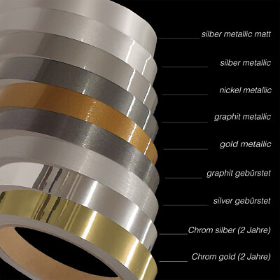  1,58/m Zierstreifen Auto metallic 3 - 25mm Breite x 10m Länge Oracal 751 Detail