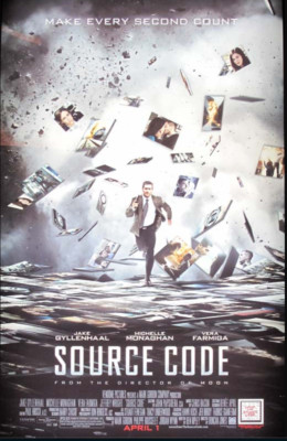 Source Code 2011 27x40 Double Sided Original Movie Poster, Rolled, Good Cond.