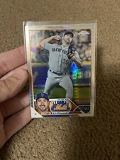 2023 Topps Chrome Justin Verlander Prism Refractor Parallel Card #126