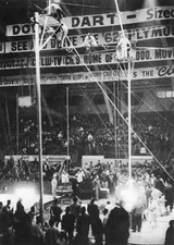 In photo made moments after four members famous Wallendas aeria- 1962 Old Photo