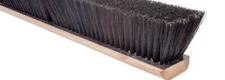 Magnolia Brush #930-X 30" Black Tampico Center/Black Plastic & Horsehair Border