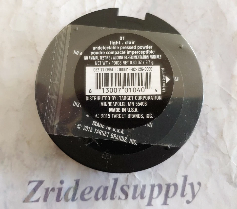 Sonia Kashuk Undetectable Pressed Powder 01 Light SEALED - Image 2 of 2