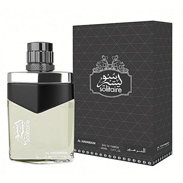 Solitaire 85ml Unisex perfume spray by Al Haramain - Lemon Woody Tobacco