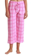 Just Love 100% Cotton Women's Capri Pajama Pants Sleepwear - Comfortable and