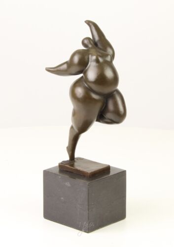 Erotik Nackte Frau Akt Bronzeskulptur Art-Deco Bronze Figur  - Picture 1 of 1