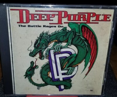 DEEP PURPLE THE BATTLE RAGES ON CD  '1993 RUNNING TIME 57:17M 10 SONGS VG COND