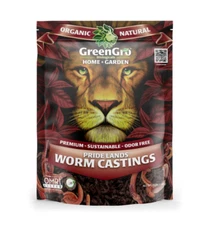 Pride Lands Worm Castings 4 lbs by GreenGro Biologicals  OMRI Listed