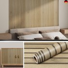 Livelynine Selbstklebende Tapete Holzoptik 3D Wandpaneele Selbstklebend Holz