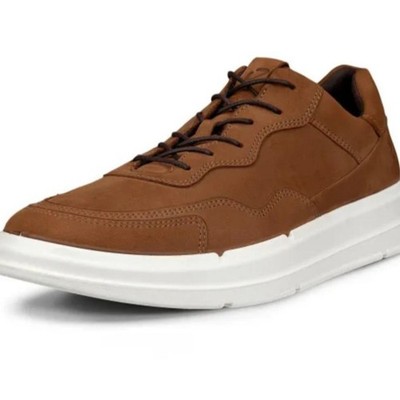 Ecco Day Men's Lace Up Shoes Camel Brown 551304 Sneakers EU 47 Size 13 - 13.5 US