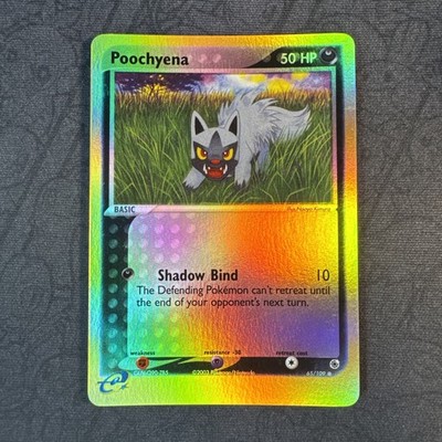 Poochyena 65/109 Ruby and Sapphire Reverse Holo Pokemon
