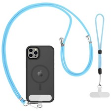 CACOE Phone Lanyard 2 Pcs-1 Pcs Adjustable Neck Strap, 1 Pcs Wrist Strap, 2 P...