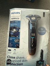 Philips Norelco Electric Shaver 7800 Rechargeable Wet Dry SenseIQ S7885/85 Used