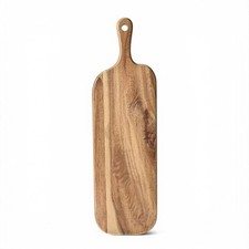 Acacia Wood Cutting Board - Wooden Kitchen Cutting Board for Meat, Cheese, Br...