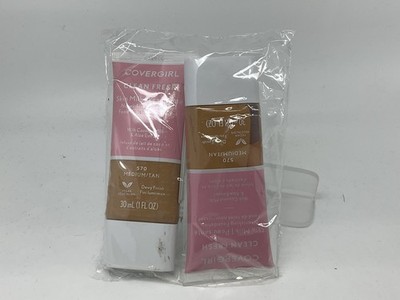 COVERGIRL Clean Fresh Nourishing Skin Tint, 570 Medium/Tan, 2 pack