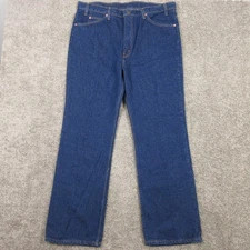 Vintage Levis Jeans Mens 40x30 Blue 517 Bootcut Rodeo Cowboy Ranch Orange Tab 91