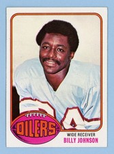 1976 topps Billy Johnson card #223 oilers