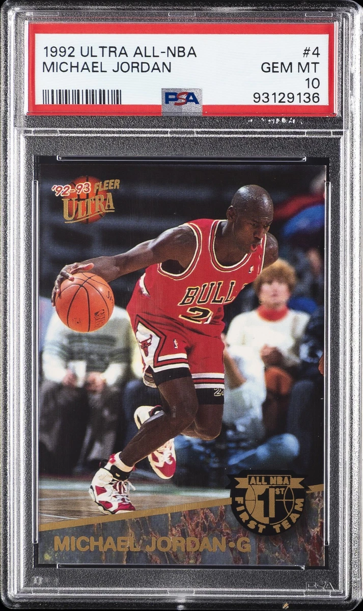 Michael Jordan Basketball Grade 10 1992-93 Season Sports Trading
