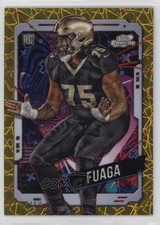 2024 Cosmic Chrome Rookies Gold Interstellar Refractor 35/50 Taliese Fuaga 0hb3