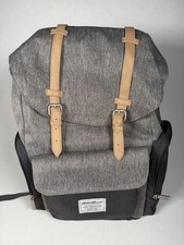 Diaper Backpack Gray Insulated Side Pockets Eddie Bauer First Adventure