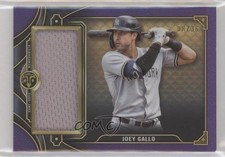 2022 Topps Triple Threads Single Jumbo Relics Amethyst 8/36 Joey Gallo 6fs