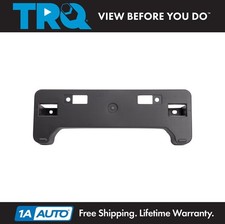 Trq Front License Plate Bracket Black Fits 2017-2019 Toyota Highlander